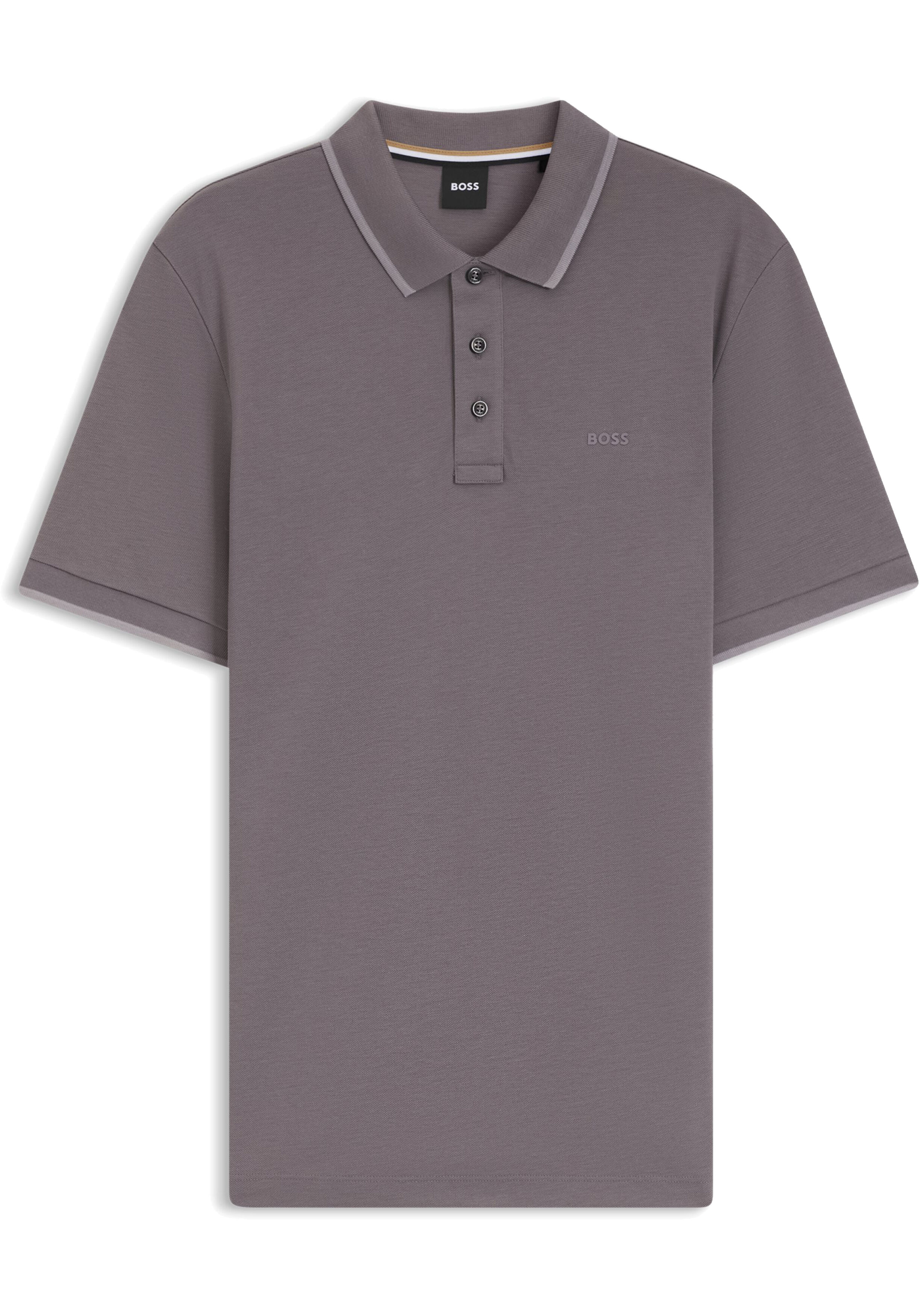 BOSS Parlay regular fit polo, pique, paars